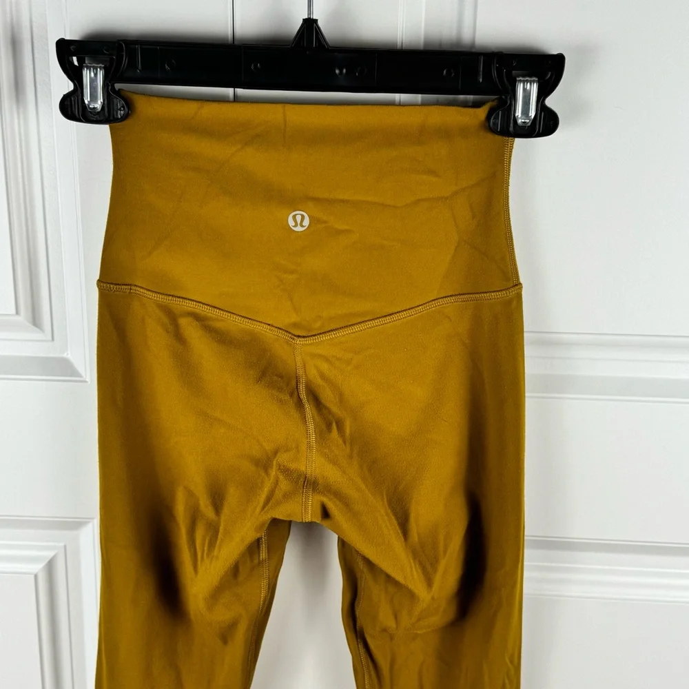 High-Waisted Mustard Yellow Leggings